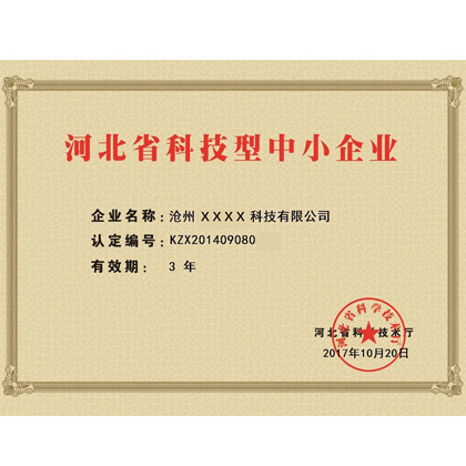 科技型中小企业